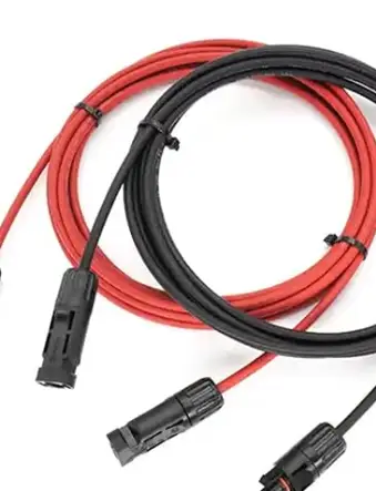 cable solar que utilicé para conectar el regulador con el panel solar