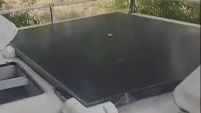panel solar 200w de la autocaravana ford transit 1982